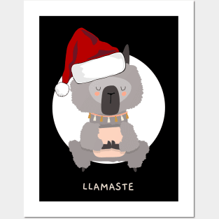 Fa la la llamaste llama funny christmas llama design Posters and Art